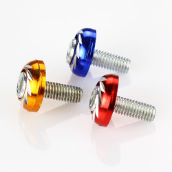 Aluminium Screw M6 Blue - Model MISPCS-HP10-B Aluminium Screw M6 Blue - Model MISPCS-HP10-B