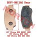 CFMoto Rear Brake Sintered Pad 5HYV-0813A0 | 88x36x8.5mm for CForce 1000 TOURING