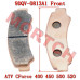 CFMoto CF400ATR CF450 CF550 ATV Front Brake Sintered Pad 9DQV-0813A1 | 102x32x8.5mm | CForce 450L