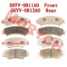 CFMoto Front Rear Brake Sintered Pad Set 5HYV-0811A0 5HYV-0813A0 | Complete Kit for CForce 1000