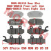 CFMoto ZForce 500 600 800 Z6 Z8 Complete Brake Pad Set 9060-081010, 9060-080910, 9060-080810 | Mortch