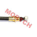 Quality rear drum brake cable, 195cm length. Perfect replacement part for scooters and motorcycles. Durable steel construction ensures smooth brake operation and reliable performance. Easy installation for front or rear brakes.