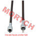 High-quality speedometer cable with split design (99cm length) for GY6 50cc, 125cc, 150cc scooters, mopeds, and ATVs. Durable construction, customizable length available. Universal fit for most Chinese scooters. 50pcs per carton.