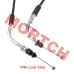 High-quality throttle cable with lock slice (193cm length) for GY6 50cc, 125cc, 150cc scooters, mopeds, and ATVs. Durable construction for smooth throttle control. Universal fit for most Chinese scooters. Check additional images for lock slice details. 50