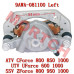 CFMoto Front Brake Caliper Left 9AWA-081100 - CF800 CF1000 ATV UTV SSV Parts