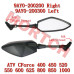 CFMoto Rear View Mirror Set 9AY0-200200 9AY0-200300 | CF1000 CForce ATV M8 Pair