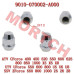 CFMoto Rim Mounting Nut 9010-070002-A000 | CForce 1000 M10*1.25