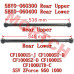 Upper & lower tie rod assembly for CFMoto ZForce 1000/950 rear swing arm (2020-2025). OEM parts 5BY0-060300 (Upper) & 5BY0-060400 (Lower). Fits ZForce 1000 Sport, Sport R, EX models.