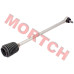 LH Steering Rod Assy - Model MICF5BYV-104100-A100 OEM left steering rod assembly for CFMoto ZForce 950 H.O.EX and ZForce 1000 Sport R models. 437mm length with 12mm thread. Part number 5BYV-104100-A100 for reliable steering performance and vehicle control.