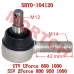 Tie Rod End - Model MICF5BY0-104120 CFMoto Tie Rod End Ball Joint 5BY0-104120 M12/M14 Thread - ZForce UForce Parts