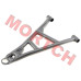 Genuine CFMoto front RH lower swing arm assembly (part 5BYV-050410-8000-0BP00). Fits ZForce 950 Sport-4/Sport, ZForce 800 Sport, and ZForce 650 Sport. Black finish, heavy-duty lower control arm for front suspension load support. Pair with LH arm #5BYV-050