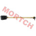 OEM CFMoto left steering tie-rod (7000-104100-50000) 399mm length, M12 thread for ZForce 800EX and ZForce 950 SPORT. Genuine replacement steering component.