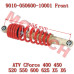 CFMoto Front Shock Absorber 9010-050600-10001 for IRON MAX X5 ATV | Air Bag Suspension