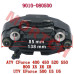 Rear Brake Caliper - Model MICF9010-080500 CFMoto Rear Brake Caliper 9010-080500 | OEM Replacement for CForce X5 X6 X8 UForce ATV UTV
