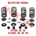 Complete valve spring set for CFMoto CF188 and 196S engines. Includes valve springs, seats, seals, and lock clips. Compatible with CF500 X5, CF600 X6, CF625, UForce 500/600, ZForce 6 models. Essential valve train components for optimal engine performance.