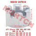 Rim Shaft Nut M24*2 - Model MICF30219-247810 CFMoto Rim Shaft Nut M24x2 30219-247810 | CForce ZForce UForce Parts