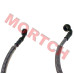 Front Caliper Fluid Hose (Right Hand Brake) - Model MICF9010-080150 OEM front caliper right hand brake hose for CFMoto CF500/CF600/CF625 ATV and GOES500. Part# 9010-080150. Length 57cm. Compatible with 2010-2019 models X5/X6 series. Genuine quality replacement brake line.