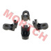 Genuine CFMoto radiator fan clip (part 9030-180071) - pack of 4. Fits CForce 400/450/500/520/550/600, GOES TERROX 400/500, and UForce 500/600. Durable plastic retainer for radiator fan assembly mounting.