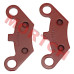Front brake pad (Model: MICF9010-0808A0, Part#: 9010-0808A0) CD-F183B. Fits CFMoto CForce 400/450/520, X5, X8 ATV. Standard quality replacement brake pad, sintered version available.