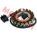 MICF0180-032000-0001 18-pole magneto stator coil for CFMoto CF500 ATV UTV. 115mm diameter, 54mm center, 55mm bolt spacing, 3+2 pin plugs. Fits X5, X6, Z6, UForce 500/600. OEM 0180-032000, CF188-032000.