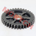 Original CFMoto low range driven gear 36T 0180-061005 for CF500, CF600 engines. Compatible with X5, X6, UForce U5/U6, 196S-B, 196S-C, CF188 models 2010-2017. Specs: 36T/86mm, 20mm bore, 11mm thick. OEM transmission gear.