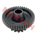 High-performance dual gear for CFMoto CF188 and 196S engines. Upgrade gear ratio: 44T/60mm and 14T/35mm, 12mm shaft. Compatible with CF500, CF600 ATV/UTV models. OEM: 0180-091005, CF188-091005. Increases top speed with taller gearing.
