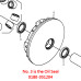 Former Clutch Assy - Model MICF0180-051000 0180-051000 Former Clutch Assembly for CFMoto CF500 CF188 ATV UTV. Primary drive pulley, 129mm height, φ194mm outer diameter, φ25/35 shaft, 23 teeth. Fits X5, X6, UForce 500, Z6. OEM 0180-051000.