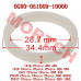 Nylon and Steel Washer - Model MICF0GR0-0510AB CFMoto Nylon Steel Washer Kit 0GR0-051009-10000 | CForce UForce ZForce