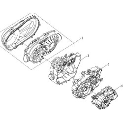 Right Crankcase Assy - Model MICF0GR0-012000