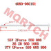 CFMoto Rear Arm Mounting Shaft 4060-060101 | UForce ZForce UTV SSV Parts M10x1.25x245