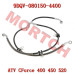 Front Brake Fluid Hose - Model MICF9DQV-080150-4400 CFMoto Front Brake Fluid Hose 9DQV-080150-4400 | CForce 400/450/500/520