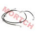 Front Brake Fluid Hose - Model MICF9DQV-080150-4400 cfmoto front brake fluid hose, 9dqv-080150-4400, cfmoto front brake line, cforce 400 touring front brake hose, cf400az-3l, cforce 450 l brake hose, cforce 450s front brake line, cf400az-6s, cforce 520 l brake fluid hose, cf500au-9l, cforce 500 s front bra