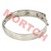 Genuine CFMoto small clamp / hose clamp, OEM 9GQ0-290102. Fits CForce ATV, ZForce SSV & UForce UTV 400-1000cc. Direct OEM replacement, secures hoses, wires & small tubing.