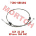CFMoto Rear Brake Lower RH Fluid Hose 7000-080160 | ZForce 550EX 800EX CF500US-EX CF800