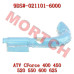 Front Exhaust Pipe Upper Heat Insulator - Model MICF9DS#-021101-6000 CFMoto Front Exhaust Pipe Upper Heat Insulator | OEM 9DS#-021101-6000 | CForce 450 520 600 625