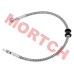 CFMoto rear brake fluid hose, 7000-080140, rear brake lower LH fluid hose, ZForce 550EX brake hose, ZForce 800EX brake hose, CF500US-EX brake hose, CF800 brake hose, left-side brake line, CFMoto SSV brake parts
