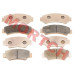 Complete front and rear sintered brake pad set for CFMoto CForce 1000 TOURING ATV. Includes front pads 5HYV-0811A0 (2PCs) and rear pads 5HYV-0813A0 (2PCs). Premium sintered material ensures excellent stopping power and extended lifespan. Compatible with C