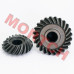Complete drive and driven bevel gear assembly for CFMoto ATV/UTV models. Includes 0180-062106 drive bevel gear (25mm, 24T/18T) and 0GR0-062201 driven bevel gear (22T/23mm, 24T/90mm, 14T/25mm, 110mm). Compatible with CForce 400/450/500/520/600/625/800/850 