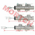 OEM CFMoto brake master cylinder part number 5BWB-081100. Compatible with CForce 550-1000, ZForce 500-1000, UForce 500-1000 ATV/UTV/SSV models. Premium quality pedal brake replacement for superior braking performance.