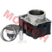 Complete 249cc CF250NK cylinder assembly for CF250-A 172MM-2/172MM-2A engine. Includes 72mm cylinder body, piston ring set, piston, piston pin, and circlips. Premium quality replacement parts for optimal performance.