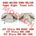 Front Left Right Brake Caliper - Model MICF9AWA-081A00 CFMoto Brake Caliper Set 9AWA-081100 9AWA-081200 | CForce UForce ZForce 600-1000 Front Left Right
