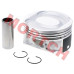 Complete OEM piston assembly for CFMoto CF600 engines. Part# 0GS0-0400B0-II. Includes 91mm piston, 22x56mm pin, circlip, and piston ring set. Factory-quality engine rebuild component.