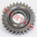 OEM CFMoto high range driven gear (part# 018A-061010, replaces CF188-A-061010) with 28T/79mm specifications, 28mm inner hole, 12mm thickness. Compatible with CF188-A U5 500cc and 196S-B U6 600cc engines. Quality replacement transmission gear for reliable 