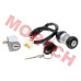 Complete lock assembly kit with ignition key for CFMoto Z6 SSV. Part number 9060-0100A0. Compatible with CF600/CF625 Z6 models from 2014-2016. Includes ignition lock, keys and mounting hardware. Essential security component for CFMoto side-by-side vehicle