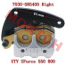 CFMoto UForce 550 800 Right Front Brake Caliper 7030-085400 | Sintered Pad UTV Parts