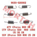 CFMoto Muffler Spring 77mm 6pcs Set | CForce 800 X8 Exhaust | OEM 9030-020002