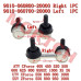 CFMoto Ball Pin Set Left 9010-060700-20000 & Right 9010-060800-20000 | CForce UForce ZForce 400-1000 Series