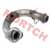 CFMoto rear exhaust pipe, muffler rear pipe, tail pipe, 7000-021300-00001, ZForce 800 rear exhaust pipe, ZForce 800 Trail rear pipe, ZForce 800EX muffler pipe, CFMoto SSV exhaust component, OEM exhaust pipe