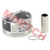 Complete piston set compatible with 191Q/R and 2V91W engines. Includes piston, pin, and circlip for reliable performance in motorcycles and ATVs. Easy replacement.