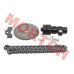OEM CFMoto front cylinder camshaft sub-assembly (Part# 0800-024000) includes timing chain, sprocket, bolts, and components. Compatible with CF800 CForce 800 ATVs, UForce 800 UTVs, and ZForce 800 SSVs with 2V91W and 2V91W-S engines. Premium quality engine